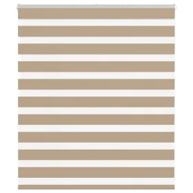 Estor cebra marrón arena tejido ancho 125,9 cm poliéster by , Blinds and blinds - Ref: Foro24-4014527, Price: 23,15 €, Discou...