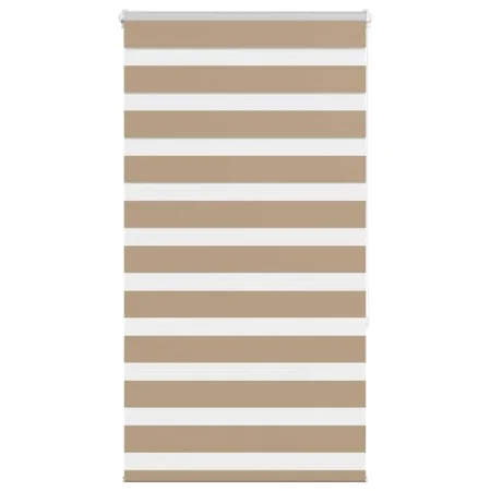 Estor cebra marrón arena tejido ancho 80,9 cm poliéster by , Blinds and blinds - Ref: Foro24-4014544, Price: 23,43 €, Discoun...