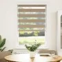 Estor cebra marrón arena tejido ancho 80,9 cm poliéster by , Blinds and blinds - Ref: Foro24-4014544, Price: 23,43 €, Discoun...