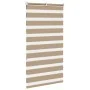 Estor cebra marrón arena tejido ancho 80,9 cm poliéster by , Blinds and blinds - Ref: Foro24-4014544, Price: 23,43 €, Discoun...
