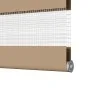 Estor cebra marrón arena tejido ancho 80,9 cm poliéster by , Blinds and blinds - Ref: Foro24-4014544, Price: 23,43 €, Discoun...