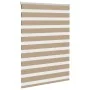 Estor cebra marrón arena tejido ancho 110,9 cm poliéster by , Blinds and blinds - Ref: Foro24-4014550, Price: 30,31 €, Discou...