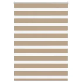 Estor cebra marrón arena tejido ancho 90,9 cm poliéster by , Blinds and blinds - Ref: Foro24-4014546, Price: 28,06 €, Discoun...
