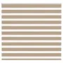 Estor cebra marrón arena tejido ancho 155,9 cm poliéster by , Blinds and blinds - Ref: Foro24-4014559, Price: 36,08 €, Discou...