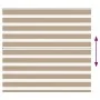 Estor cebra marrón arena tejido ancho 155,9 cm poliéster by , Blinds and blinds - Ref: Foro24-4014559, Price: 36,08 €, Discou...