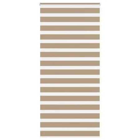 Estor cebra marrón arena tejido ancho 95,9 cm poliéster by , Blinds and blinds - Ref: Foro24-4014573, Price: 25,43 €, Discoun...
