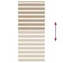 Estor cebra marrón arena tejido ancho 95,9 cm poliéster by , Blinds and blinds - Ref: Foro24-4014573, Price: 25,43 €, Discoun...