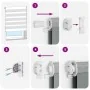 Estor cebra marrón arena tejido ancho 95,9 cm poliéster by , Blinds and blinds - Ref: Foro24-4014573, Price: 25,43 €, Discoun...