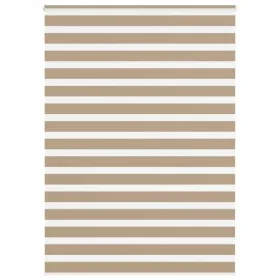 Estor cebra marrón arena tejido ancho 150,9 cm poliéster by , Blinds and blinds - Ref: Foro24-4014584, Price: 36,48 €, Discou...
