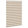Estor cebra marrón arena tejido ancho 160,9 cm poliéster de , Persianas y estores - Ref: Foro24-4014586, Precio: 39,97 €, Des...