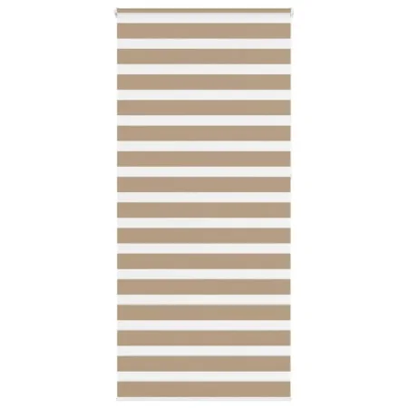 Estor cebra marrón arena tejido ancho 100,9 cm poliéster by , Blinds and blinds - Ref: Foro24-4014600, Price: 26,64 €, Discou...