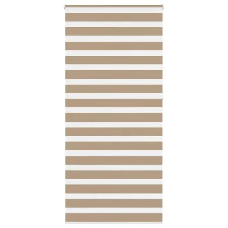 Estor cebra marrón arena tejido ancho 110,9 cm poliéster by , Blinds and blinds - Ref: Foro24-4014602, Price: 26,04 €, Discou...