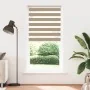 Estor cebra marrón arena tejido ancho 110,9 cm poliéster by , Blinds and blinds - Ref: Foro24-4014602, Price: 26,04 €, Discou...