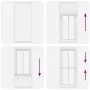 Estor Plisado blanco 95x200 cm Tela Ancho 94,4 cm Poliéster by , Blinds and blinds - Ref: Foro24-4015516, Price: 31,59 €, Dis...