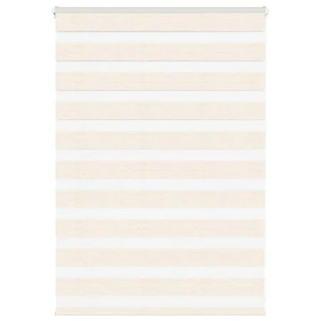 Estor cebra beige mármol tejido ancho 110,9 cm poliéster by , Blinds and blinds - Ref: Foro24-4014628, Price: 19,55 €, Discou...