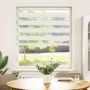 Estor cebra beige mármol tejido ancho 110,9 cm poliéster by , Blinds and blinds - Ref: Foro24-4014654, Price: 23,26 €, Discou...