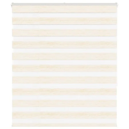 Estor cebra beige mármol tejido ancho 120,9 cm poliéster by , Blinds and blinds - Ref: Foro24-4014656, Price: 26,47 €, Discou...