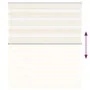 Estor cebra beige mármol tejido ancho 120,9 cm poliéster by , Blinds and blinds - Ref: Foro24-4014656, Price: 26,47 €, Discou...