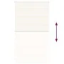Estor cebra beige mármol tejido ancho 120,9 cm poliéster de , Persianas y estores - Ref: Foro24-4014682, Precio: 32,48 €, Des...