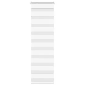 Estor cebra blanco 45x100 cm tejido ancho 40,9 cm poliéster by , Blinds and blinds - Ref: Foro24-4014718, Price: 14,59 €, Dis...