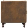 Sofá Chesterfield de 2 plazas tapizado tela aspecto ante marrón by , Sofas - Ref: Foro24-247156, Price: 354,20 €, Discount: %