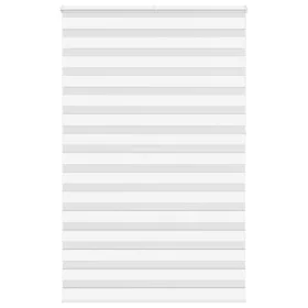 Estor cebra blanco 140x230 cm tejido ancho 135,9 cm poliéster by , Blinds and blinds - Ref: Foro24-4014815, Price: 35,34 €, D...