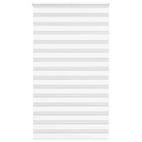 Estor cebra blanco 130x200 cm tejido ancho 125,9 cm poliéster by , Blinds and blinds - Ref: Foro24-4014787, Price: 33,09 €, D...