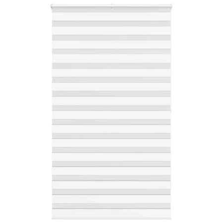 Estor cebra blanco 130x200 cm tejido ancho 125,9 cm poliéster by , Blinds and blinds - Ref: Foro24-4014787, Price: 33,75 €, D...