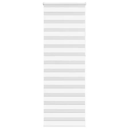 Estor cebra blanco 80x230 cm tejido ancho 75,9 cm poliéster by , Blinds and blinds - Ref: Foro24-4014803, Price: 30,23 €, Dis...