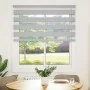 Estor cebra gris claro 125x150cm tejido ancho 120,9cm poliéster by , Blinds and blinds - Ref: Foro24-4014448, Price: 24,26 €,...