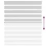 Estor cebra gris claro 125x150cm tejido ancho 120,9cm poliéster by , Blinds and blinds - Ref: Foro24-4014448, Price: 24,26 €,...