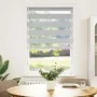 Estor cebra gris claro 90x100cm tejido ancho 85,9 cm poliéster by , Blinds and blinds - Ref: Foro24-4014415, Price: 17,99 €, ...