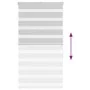 Estor cebra gris claro 90x100cm tejido ancho 85,9 cm poliéster by , Blinds and blinds - Ref: Foro24-4014415, Price: 17,99 €, ...
