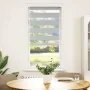 Estor cebra gris claro 55x100cm tejido ancho 50,9 cm poliéster by , Blinds and blinds - Ref: Foro24-4014408, Price: 15,25 €, ...
