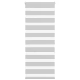 Estor cebra gris claro 55x150 cm tejido ancho 50,9 cm poliéster by , Blinds and blinds - Ref: Foro24-4014434, Price: 21,15 €,...