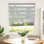 Estor cebra gris claro 100x150 cm tejido ancho 95,9cm poliéster by , Blinds and blinds - Ref: Foro24-4014443, Price: 21,49 €,...
