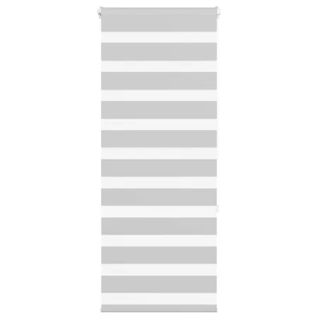 Estor cebra gris claro 65x150 cm tejido ancho 60,9 cm poliéster by , Blinds and blinds - Ref: Foro24-4014436, Price: 24,65 €,...