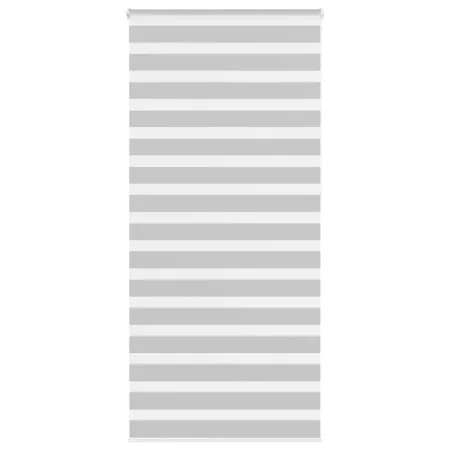 Estor cebra gris claro 110x230cm tejido ancho 105,9cm poliéster by , Blinds and blinds - Ref: Foro24-4014497, Price: 27,21 €,...