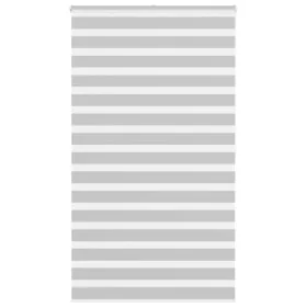 Estor cebra gris claro 125x200cm tejido ancho 120,9cm poliéster by , Blinds and blinds - Ref: Foro24-4014474, Price: 28,92 €,...