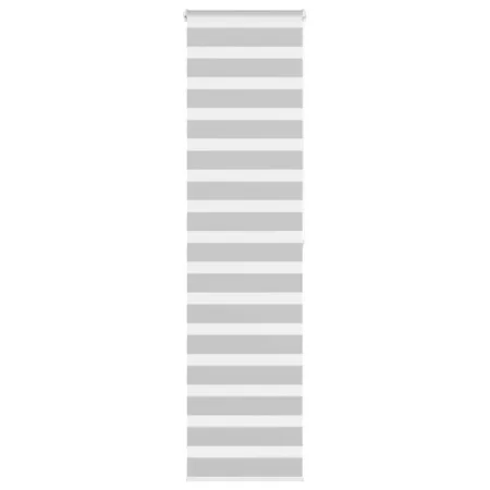Estor cebra gris claro 55x200cm tejido ancho 50,9 cm poliéster by , Blinds and blinds - Ref: Foro24-4014460, Price: 21,10 €, ...