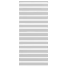 Estor cebra gris claro 100x230 cm tejido ancho 95,9cm poliéster by , Blinds and blinds - Ref: Foro24-4014495, Price: 26,08 €,...