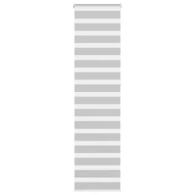 Estor cebra gris claro 65x230 cm tejido ancho 60,9 cm poliéster by , Blinds and blinds - Ref: Foro24-4014488, Price: 20,51 €,...