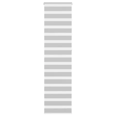 Estor cebra gris claro 65x230 cm tejido ancho 60,9 cm poliéster by , Blinds and blinds - Ref: Foro24-4014488, Price: 23,50 €,...