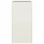 Jardinera de acero laminado en frío blanco 40x40x80 cm by , Pots and planters - Ref: Foro24-860704, Price: 81,31 €, Discount: %