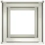 Jardinera de acero laminado en frío blanco 40x40x80 cm by , Pots and planters - Ref: Foro24-860704, Price: 81,31 €, Discount: %