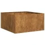 Jardinera oxidada 80x80x40 cm acero corten von , Töpfe und Pflanzgefäße - Ref: Foro24-860744, Preis: 70,16 €, Rabatt: %