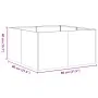 Jardinera oxidada 80x80x40 cm acero corten von , Töpfe und Pflanzgefäße - Ref: Foro24-860744, Preis: 70,16 €, Rabatt: %