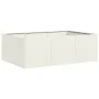 Jardinera acero blanco 120x80x40 cm by , Pots and planters - Ref: Foro24-860746, Price: 96,49 €, Discount: %