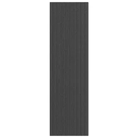 Felpudo a rayas negro y gris 115x400 cm by , Doormats - Ref: Foro24-4105599, Price: 93,41 €, Discount: %