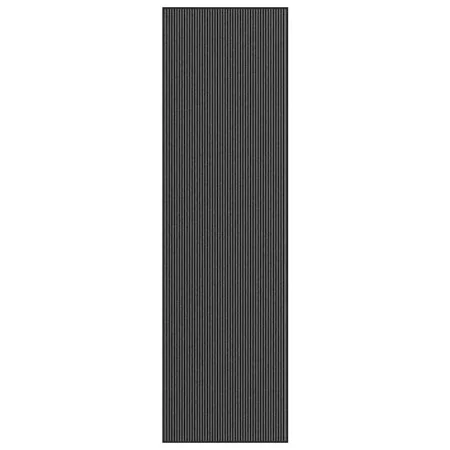 Felpudo a rayas negro y gris 115x400 cm by , Doormats - Ref: Foro24-4105599, Price: 93,41 €, Discount: %